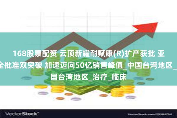 168股票配资 云顶新耀耐赋康(R)扩产获批 亚洲全域完全批准双突破 加速迈向50亿销售峰值_中国台湾地区_治疗_临床